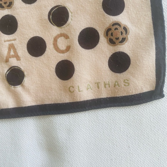 Clathas Scarf Cotton 22 inch Square Vintage - Picture 7 of 7